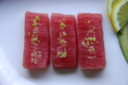 TheGoodGreeff Tuna Sashimi With Wasabi